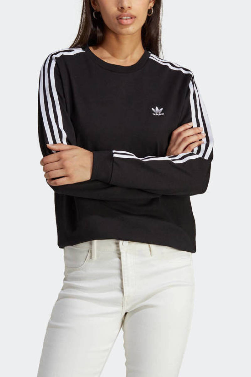 adidas Originals longsleeve zwart/wit