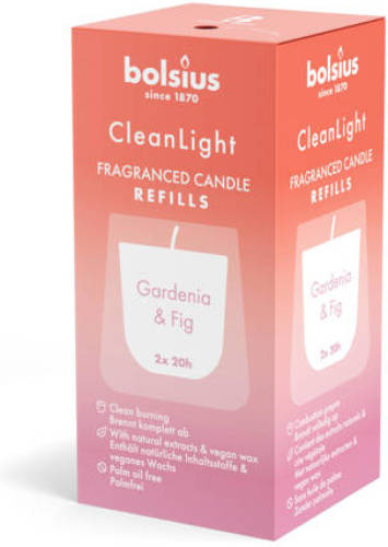 Bolsius geurkaars CleanLight Refill