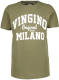 Vingino T-shirt met logo army groen