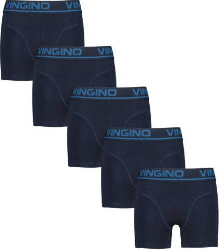 Vingino boxershort - set van 5 donkerblauw