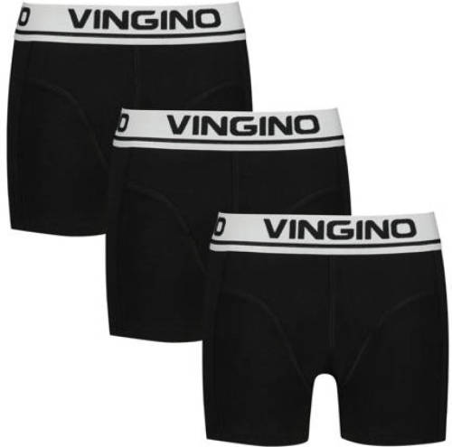 Vingino boxershort - set van 3 zwart