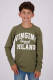 Vingino longsleeve met logo army groen