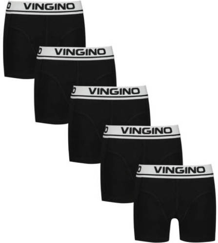 Vingino boxershort - set van 5 zwart