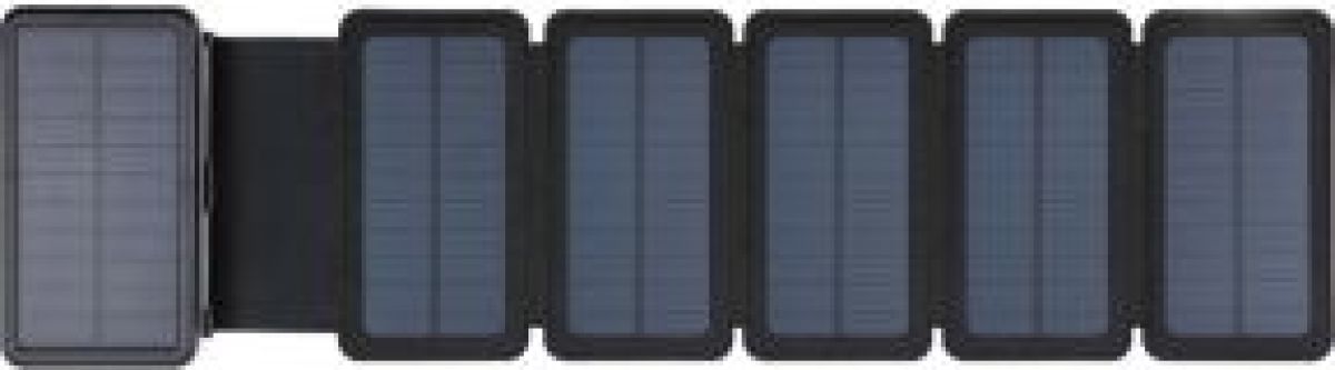 Sandberg Solar 6-Panel Powerbank 20000 Lithium-Polymeer (LiPo) 20000 mAh Zwart