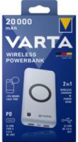 Varta 57909 101 111 powerbank Lithium-Polymeer (LiPo) 20000 mAh Draadloos opladen Wit