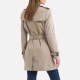 Tommy hilfiger Halflange trenchcoat met knoopsluiting en ceintuur