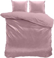 Sleeptime Embossed Velvet Sultan - Roze Dekbedovertrek 2-persoons (200 x 200/220 cm + 2 kussenslopen) Dekbedovertrek