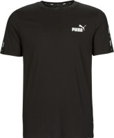 Puma regular fit T-shirt met logo zwart
