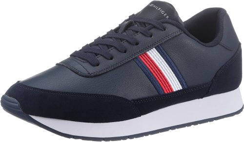 Tommy hilfiger Sneakers CORE EVA RUNNER CORPORATE LEA in de materiaalmix