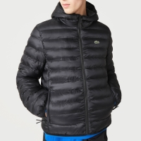 Lacoste Lichte donsjas met ritssluiting en kap