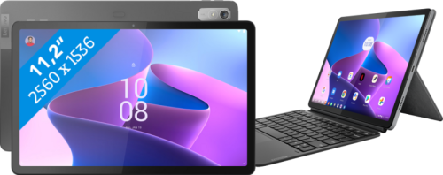 Lenovo Tab P11 Pro (2de generatie) 256GB Wifi Grijs + Toetsenbord Hoes Grijs