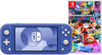 Nintendo Switch Lite Blauw + Mario Kart 8 Deluxe Switch