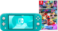 Nintendo Switch Lite Turquoise + Mario Kart 8 Deluxe Switch