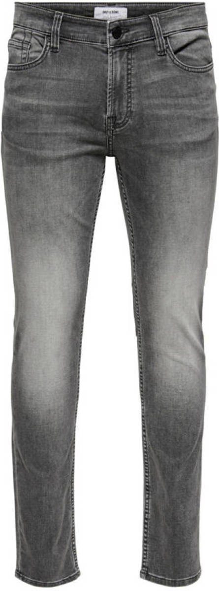 ONLY & SONS slim fit jog denim Loom grijs