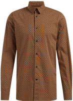 WE Fashion regular fit overhemd met all over print papaja