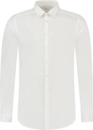 Purewhite slim fit overhemd white