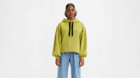 Levi's hoodie Akane Rusched Hoodie groen