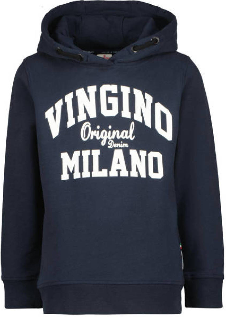 Vingino hoodie met logo donkerblauw
