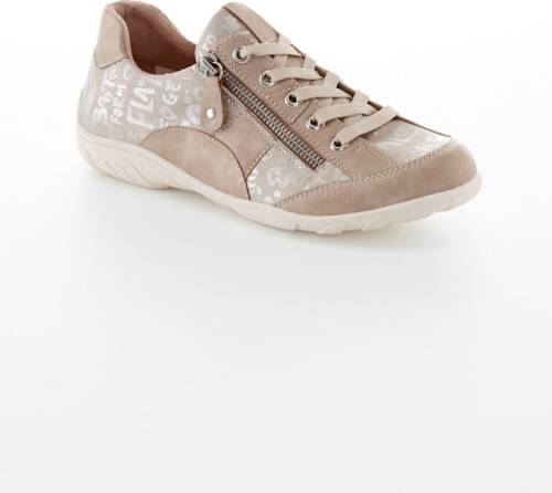 Veterschoen met rits opzij Julietta Beige