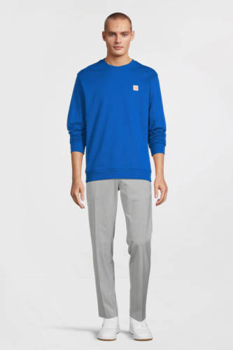 Scotch & Soda sweater van biologisch katoen iris blue