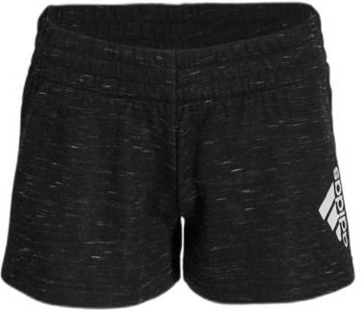adidas Performance gemêleerde regular fit sweatshort zwart