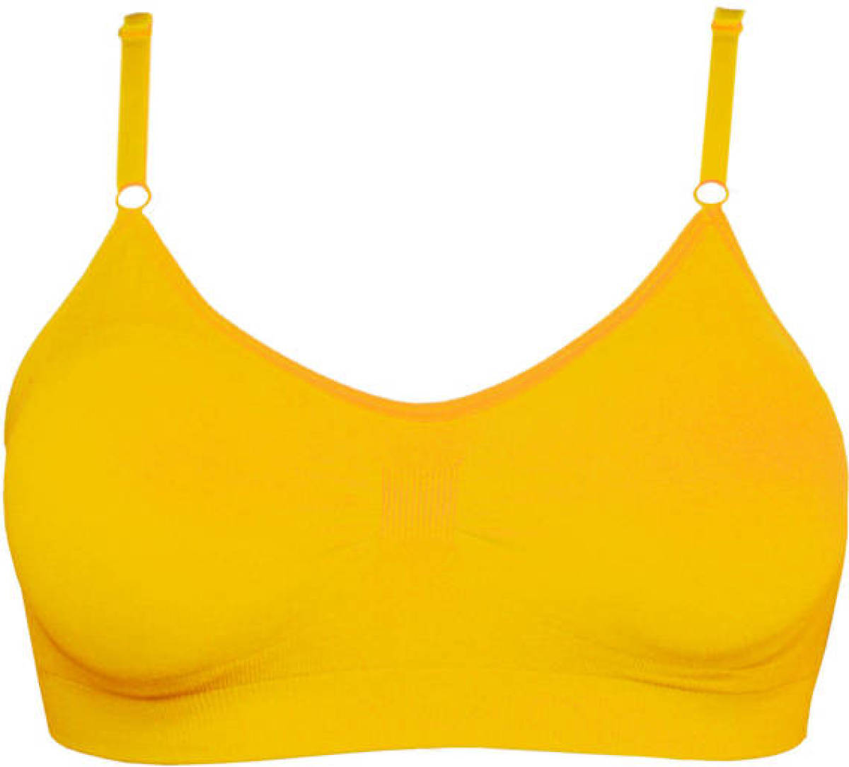 MAGIC Bodyfashion voorgevormde bh zonder beugel geel