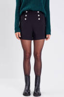 Cache Cache high waist straight fit broek zwart