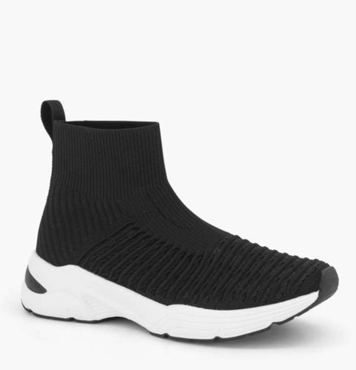 Oxmox sock sneakers zwart