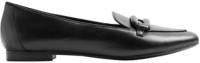 5th Avenue leren loafers met gesp zwart