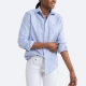 Polo ralph lauren gestreepte blouse blauw