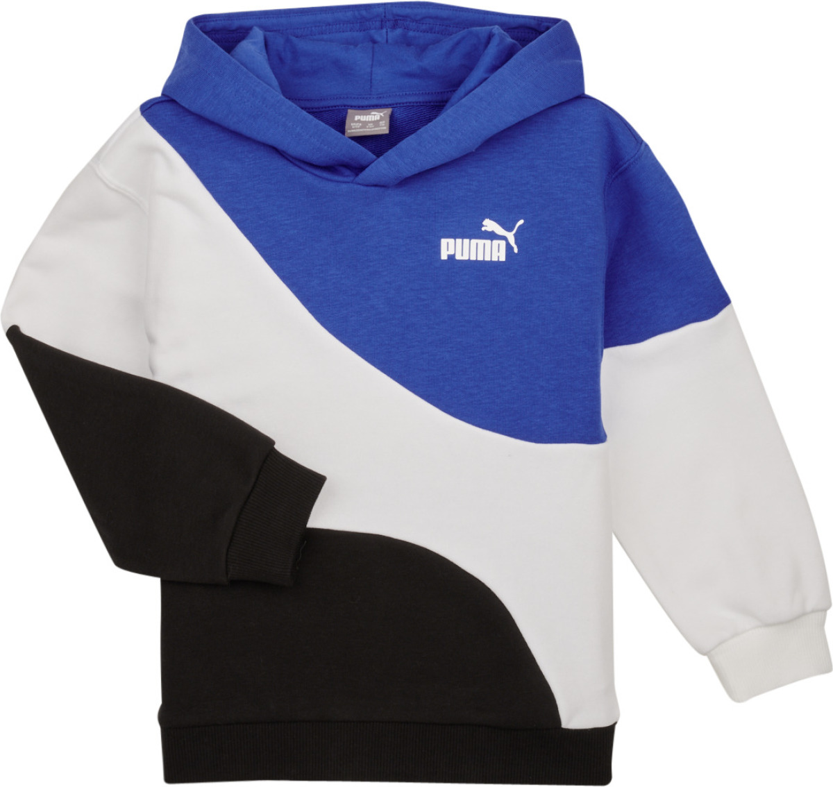 Puma hoodie wit/blauw/zwart