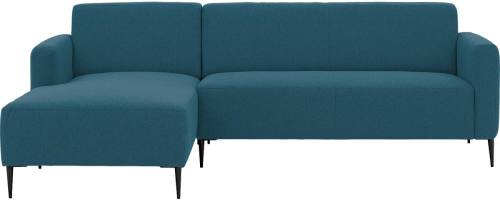 Goossens blauw, stof, 2,5-zits, modern design