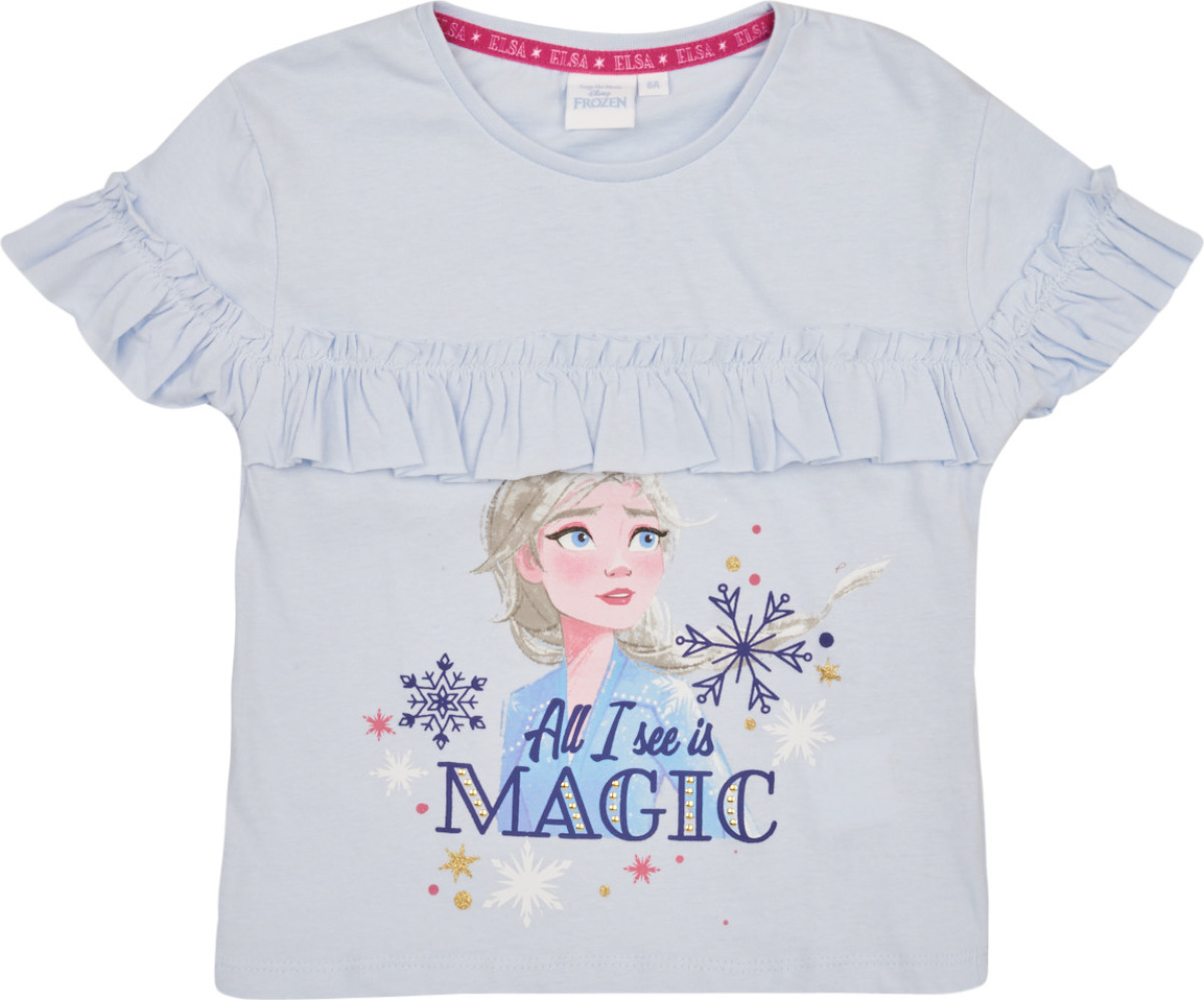 T-shirt Korte Mouw TEAM HEROES   T-SHIRT LA REINE DES NEIGES