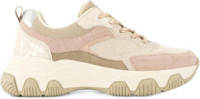 Oxmox chunky sneakers roze/beige