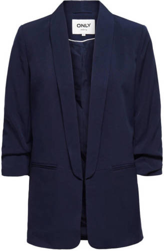 Only Lange Blazer Dames Blauw