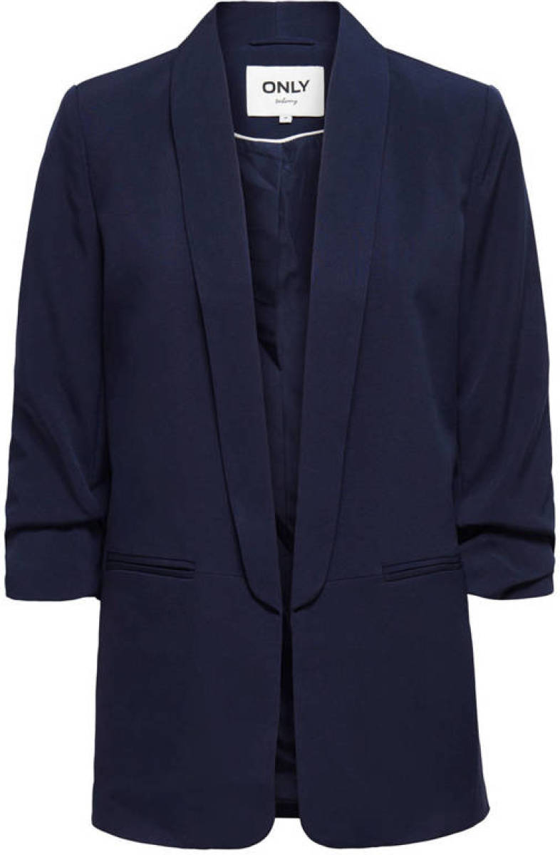 Only Lange Blazer Dames Blauw