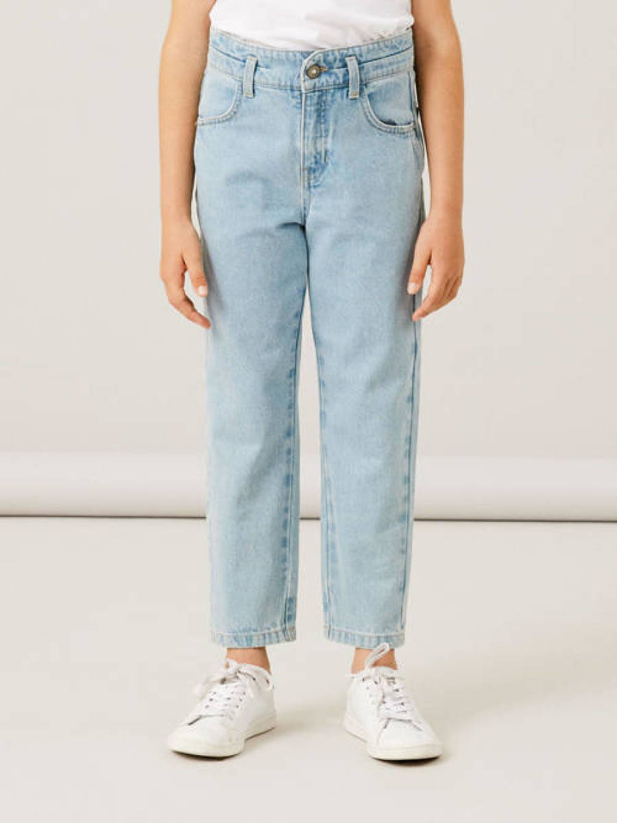 NAME IT KIDS mom jeans NKFBELLA light blue denim