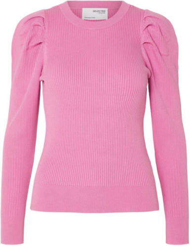 SELECTED FEMME trui roze