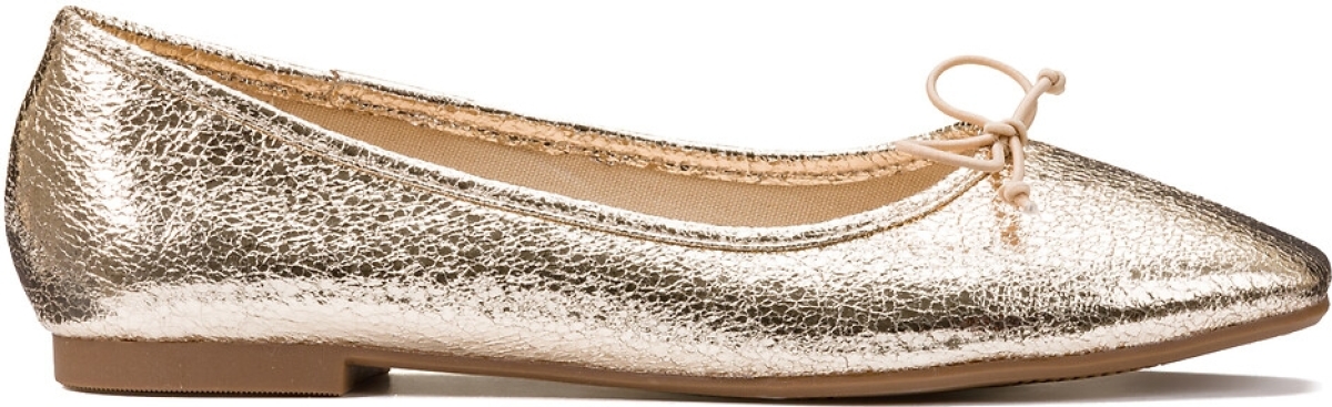 La Redoute Collections Ballerina's metallic afwerking