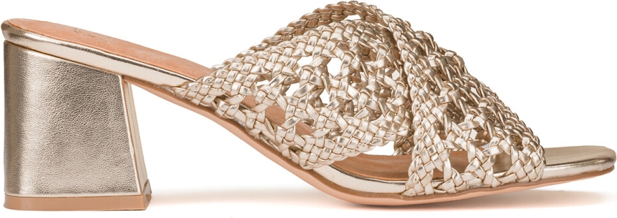 La Redoute Collections Plus Muiltjes met hak, brede voet 38-45