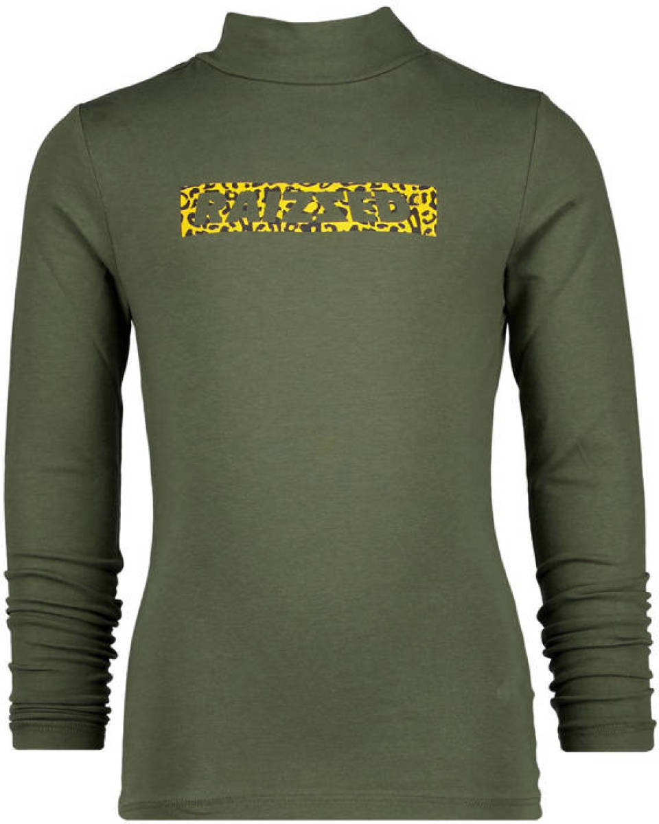Raizzed longsleeve Amy met logo donkergroen