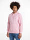 Tommy hilfiger hoodie met biologisch katoen tol classic pink