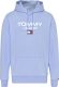 Tommy Jeans hoodie met logo c3r pearly blue