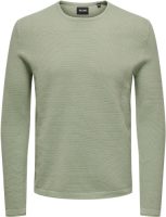ONLY & SONS Trui met ronde hals PANTER 12 STRUC CREW NECK KNIT