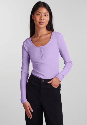 PIECES Shirt met lange mouwen