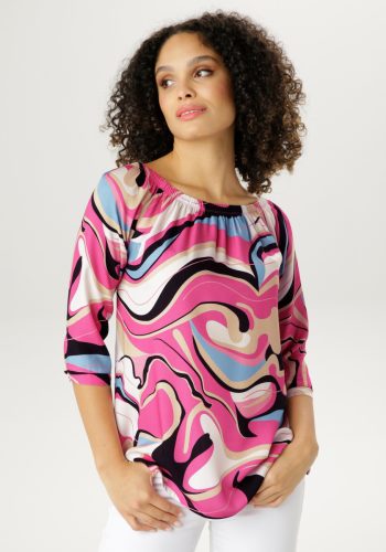 Aniston SELECTED Blouse met carmenhals