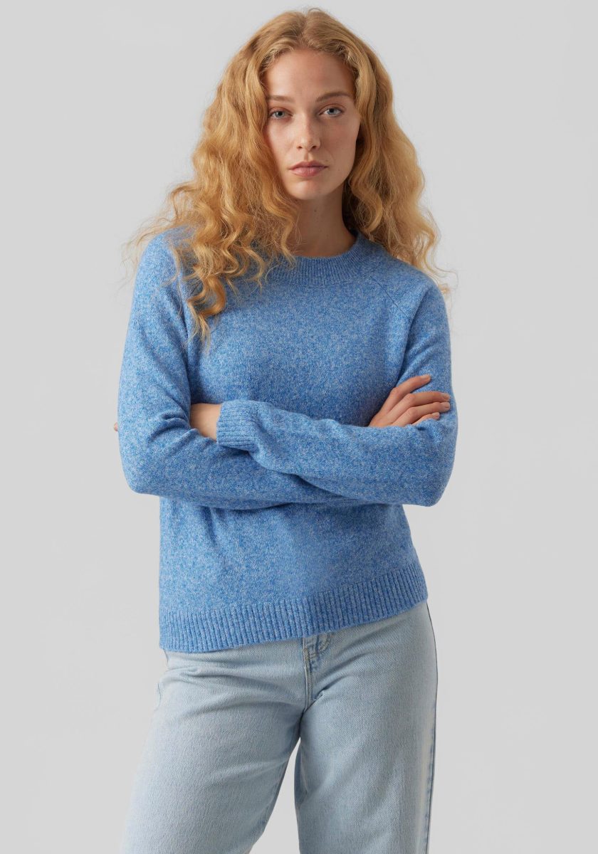 VERO MODA Trui met ronde hals VMDOFFY LS O-NECK BLOUSE