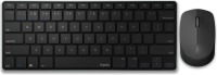 Rapoo Draadloos toetsenbord combo set 9000M Multi-mode ultra dun QWERTY Toetsenbord Zwart