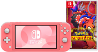 Nintendo Switch Lite Koraal + Pokémon Scarlet