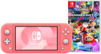 Nintendo Switch Lite Koraal + Mario Kart 8 Deluxe Switch